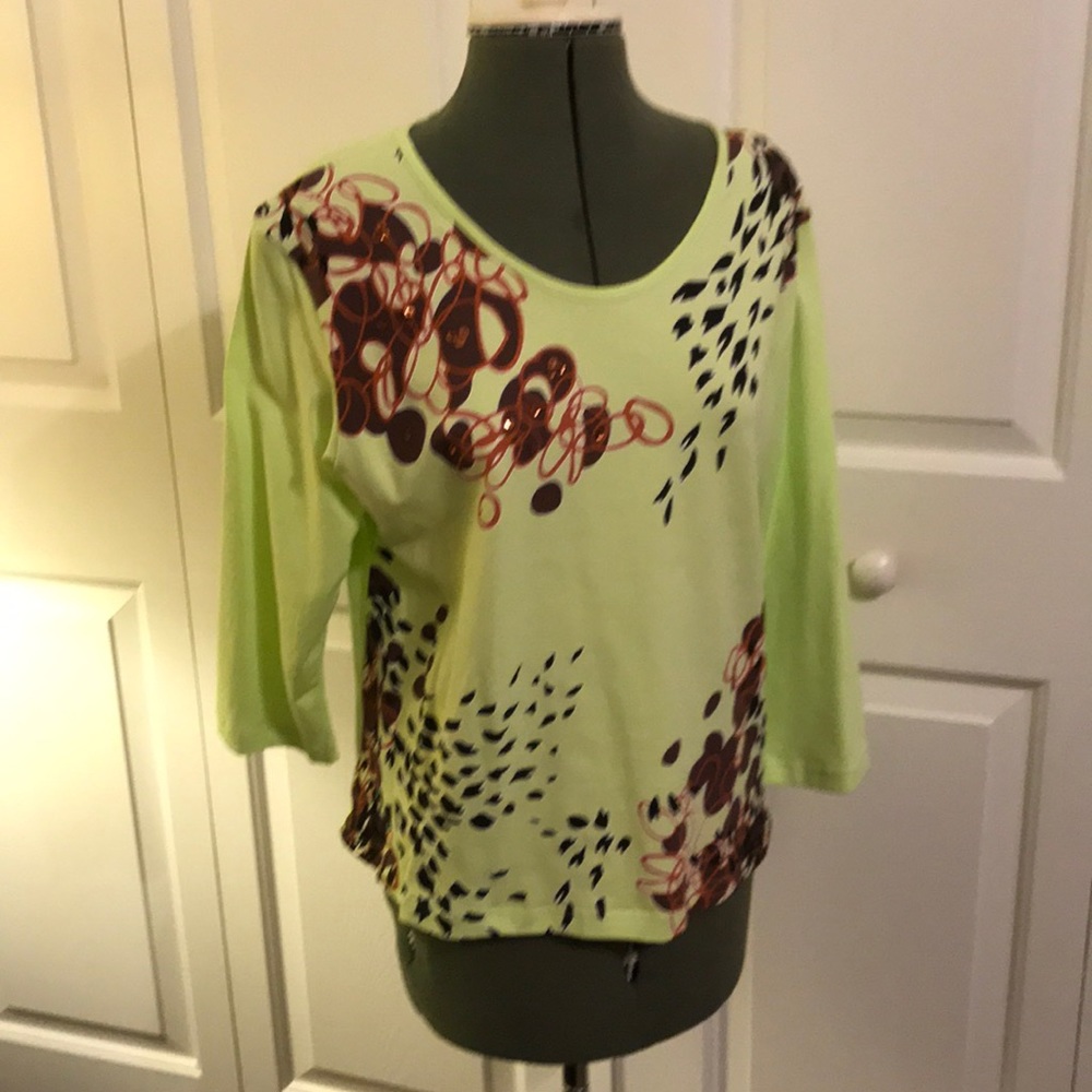 Lime green Ladies Blouse